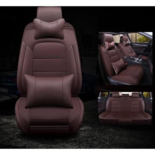 Kalaisike leather universal auto seat covers for Renault all model megane clio laguna Captur fluence scenic Koleos duster kadjar