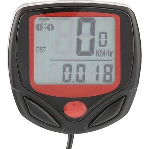 High Quality Bike Computer with LCD Digital Display Waterproof Bicycle Odometer Cycling Stopwatch Riding Speedometer