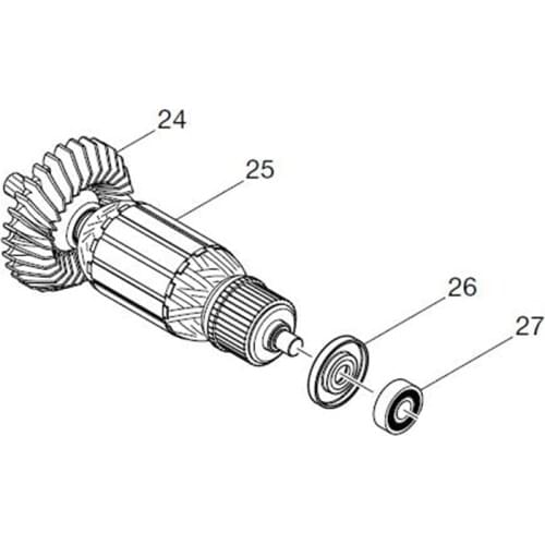 AC220-240V MAKITA 517888-6 Rotor Motor Armature for GS6000 GS5000 Rotor