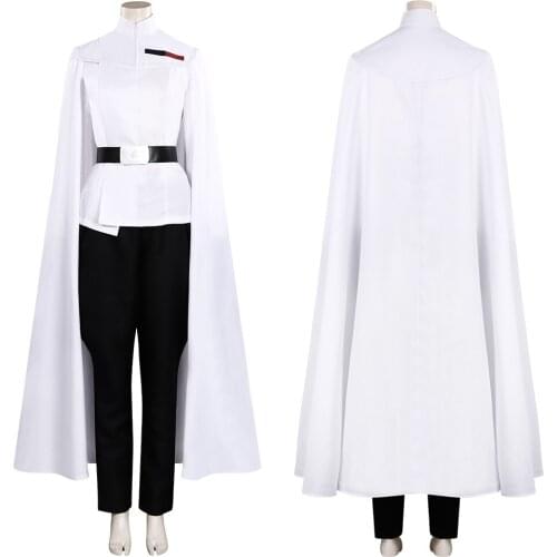 Wars: Visions-- Jedi Knight Cosplay Costume Women White Uniform Outfits Halloween Carnival Suit