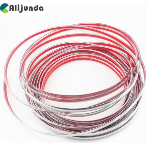 10mm X15m Car Chrome Styling Accessories Decoration Trim Strip for Jaguar XF XJS XJ XK S-TYPE X-TYPE XJ8 XJL XJ6 XKR XK8 X320