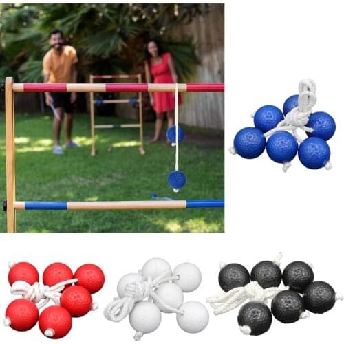 3 Pairs Ladder Ball Replacement Ladder Balls PE Ladder Toss Set Toss Game Balls For Toss Ball Game Outdoor Sports