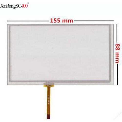 6.2 inch touch screen 155mm*88mm for TM062RDH03 PW062XS8 digitizer panel glass Free shipping