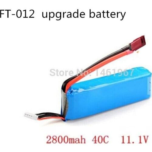 11.1v 2800mah 40C battery for Feilun FT012 rc baot Feilun FT012 spare parts