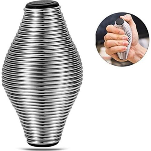 Stress Reliver Antistress Toy For Children Adults Stress Relief Sports Hand Grip Spring Grips Finger Exercise Metal Grip Toys