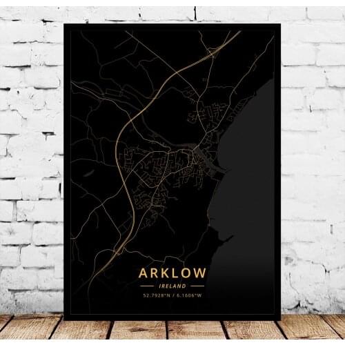 Arklow Belfast Northern Bray Cork Drogheda Dublin Dundalk Galway Kilkenny Kilrush Limerick Navan Ireland Swords Waterford Poster