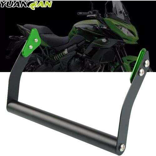 Motorcycle Accessories CNC Mobile Phone Holder For KAWASAKI Versys 650 KLE650 Versys650 2015 2016 2017 2018 2019 Bicycle Stand
