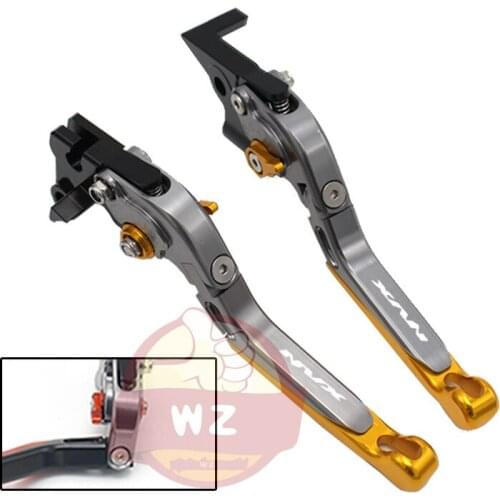 For Yamaha NVX155/Aerox155 2017 2018 CNC Motorcycle Accessories Folding Extendable Brake Clutch Levers LOGO NVX