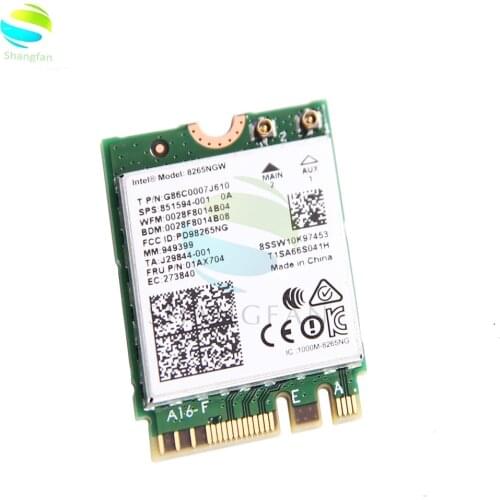 Dual Band 802.11ac For Intel Wireless-AC 8260 8260NGW NGFF 2x2 WIFI 867Mbps Wi-Fi + Bluetooth 4.2 Wlan Card For Windows 7 8 10