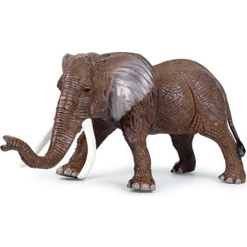 Big Size African Elephant Animal Model Action Figure Wild Animal Action Figures Collection PVC Childrens Cognitive Toys