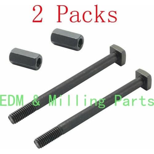 2pcs CNC Milling Machine Head Screw T Screw B155+B157 Nut CNC Turret Mill For Bridgeport Mill Part