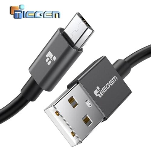 TIEGEM Micro USB Cable 5V2A Fast Charging USB Data Cable Android Microusb Charger Cable for Samsung Xiaomi Mobile Phone Cables