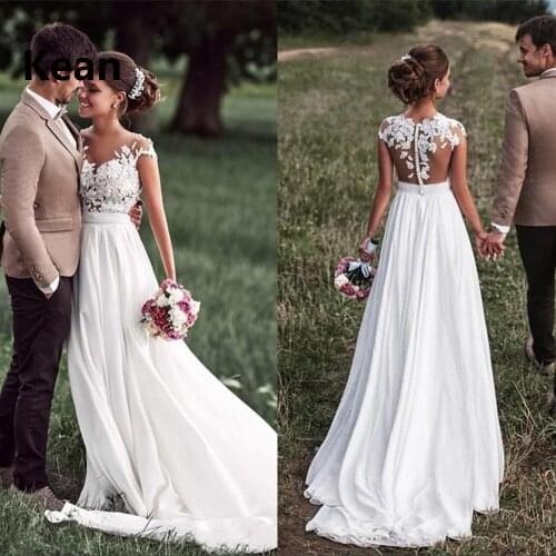 KEAN Chiffon Wedding Dresses