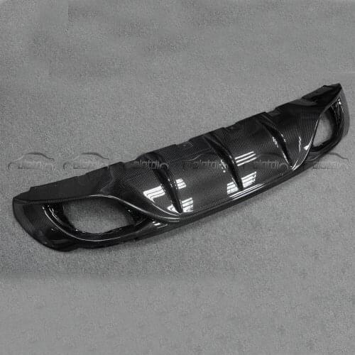 OLOTDI Carbon Fiber Car body kit Rear bumper lip diffuser For Alfa Romeo Giulia Sport Version 2017