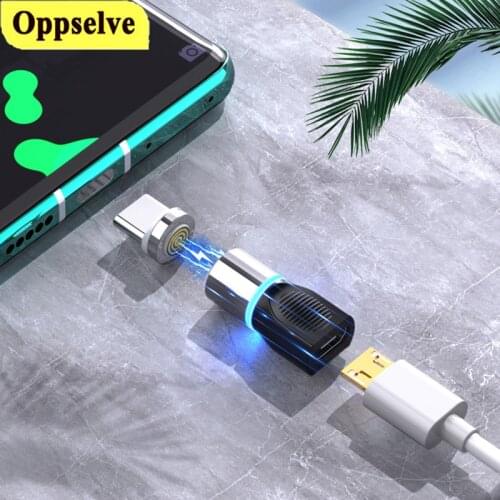 Micro USB Type C Magnetic Adapter for Samsung S20 S10 S9 Plus Magnetic Charger Cable For iPhone 12 11 X Xiaomi Huawei Converter