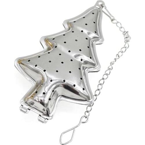 Multi-function Christmas Tea Infuser 304 Stainless Steel Christmas Tree Tea Strainer Loose Leaf Tea Coffee Seasoning Filter