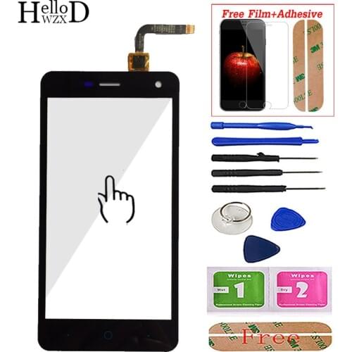 Mobile Touch Screen For ZTE Blade L3 V1.0 V1.1 Version Front Touch Glass Screen Digitizer Panel Sensor Adhesive Screen Protector