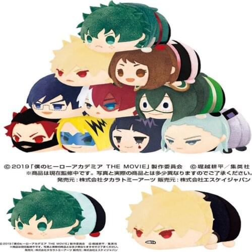 Stuffed Toys Movie My Hero Academy Deku Bakugo Shoto 8.5cm Mochi-mochi Mascot Dolls Boku No Hero Academia Plush Pendant Gift Toy