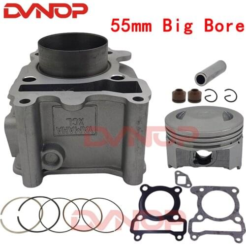 Motorcycle Cylinder Kit 55mm Big Bore For Yamaha ZY100 RS100 JOG100 ZY RS JOG 100 100cc Engine Spare Parts
