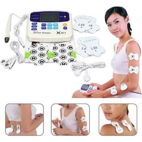 New XFT-320 Dual Tens Machine Digital Massager Massage Electrode Pad Acupuncture Pen Full Body Foot Massage Device Pain Relief