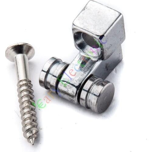 Wholesale and retail 4pc Silver Electric Guitar Neck Ball Press Button Screw Musical Instrument Part free shipping