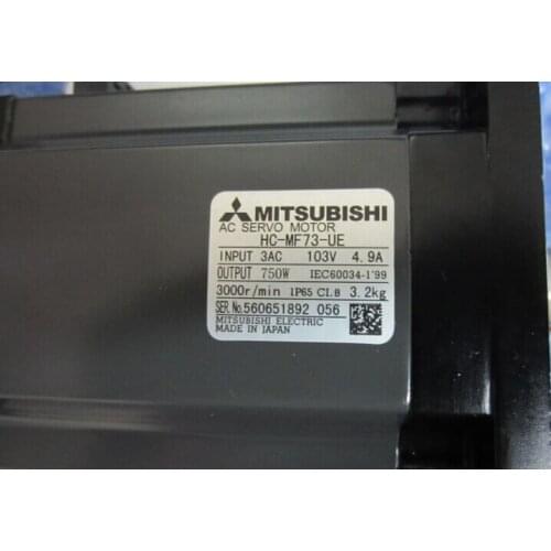 Original Japan servo motor ac 750w HC-MF73/HC-MF73K-UE