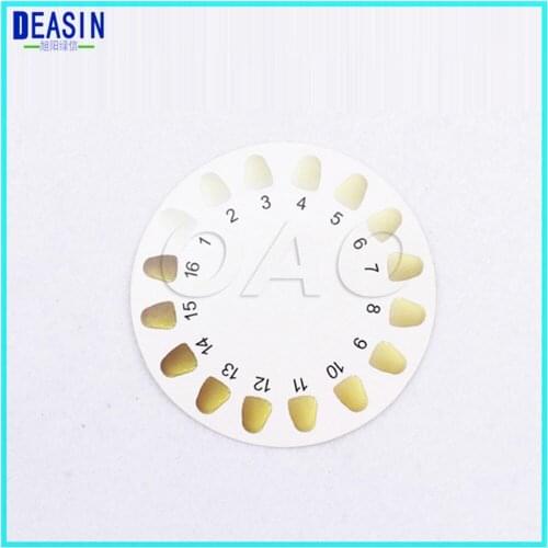 Dental 16 Colors whitening comparator shade guide color Teeth Whitening
