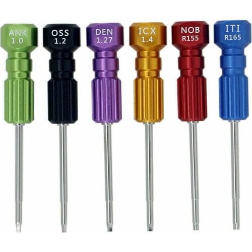 Dental Orthodontic Implant Abutment Matching Driling Tools Micro Screw Drivers