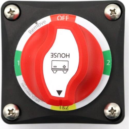 ON/OFF Battery Kill Switch 200 AMP Isolator 4-Position With Afd