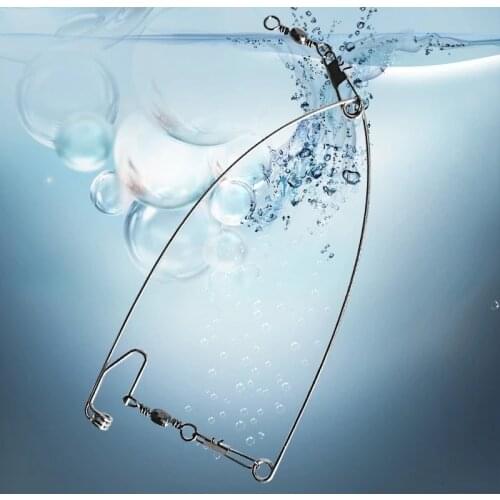 1/3/5PCs Camping Automatic Fishing Device Spring Ejection Hook Fishing Hook Stainless Steel Universal Fishing Tackle Artifact