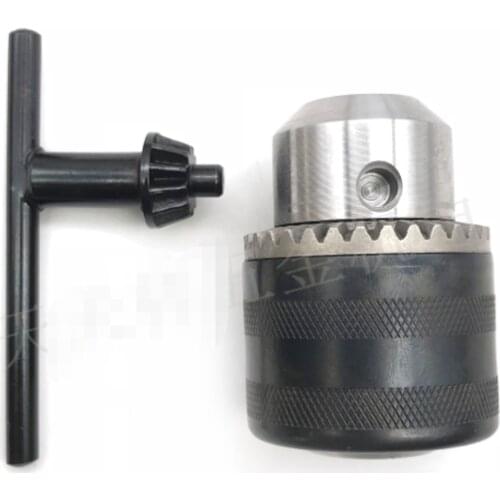 1pc Drill Chuck 1.5-13mm 1/2-20UNF Rotary Hammer Screwdriver Impact Wrench Driver Adapter + Key