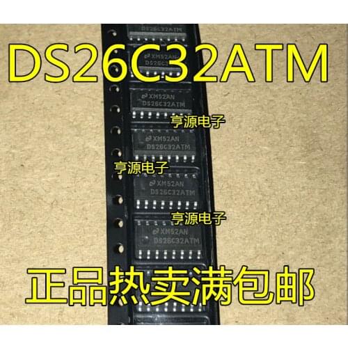10pcs/lot DS26C31 DS26C31TM DS26C32ATM SOP16 In Stock