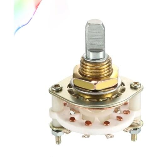 1P10T 1 Pole 10 Position Selectable 1Deck Band Channel Rotary Switch Selector