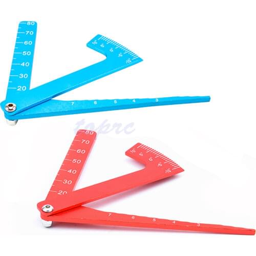 3IN1 3 In 1 Height Gauge Chassis Ruler Camber Ride RC Road Car Set Up Tool Dip Angle Simple Toy Metal Wheel Suspension Aluminum