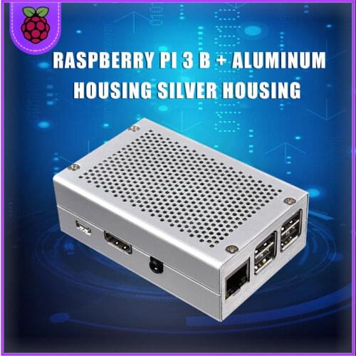Raspberry Pi 3 Case Cooling Heatsinks Black Silver with Power + heatsink+fan for Raspberry pi 3B/3B
