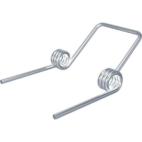 Stainless Steel Double Torsion Spring Wire Diameter 1.5mm 150 Degree Double Coil Large Torsion Spring