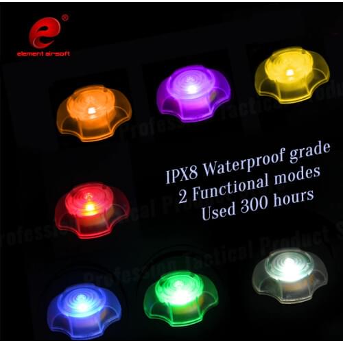 Element Airsoft Tactical Helmet Light Green Red Strobe Light Military Tactical Helmet Flashlight ID0202