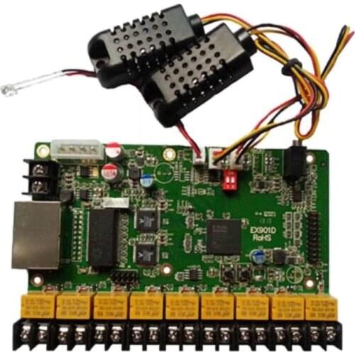 EX902 EX902D (Repalce linsn EX901) multi-function card detect led display temperature humidity and automatic brightness