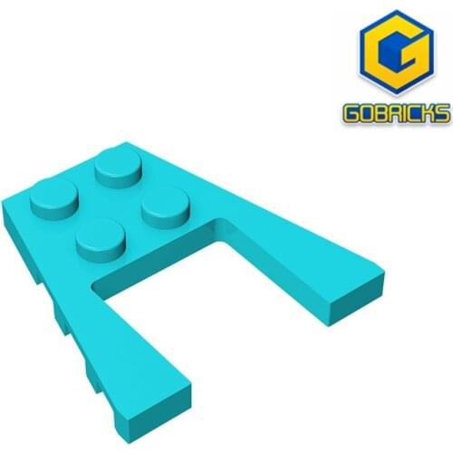 [Gobricks] GDS-726 Building block(No.43719)PLATE 4X4 W/ANGLE - 4x4 Wedge plates