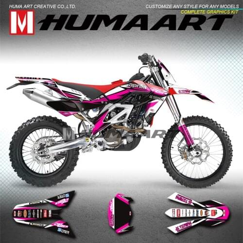 HUMAART MX Graphics Sports Decal Wrap Kit for Aprilia SXV RXV RXV450 RXV550 450 550 2006 2007 2008 2009 2010 2012 2011 2012 2013