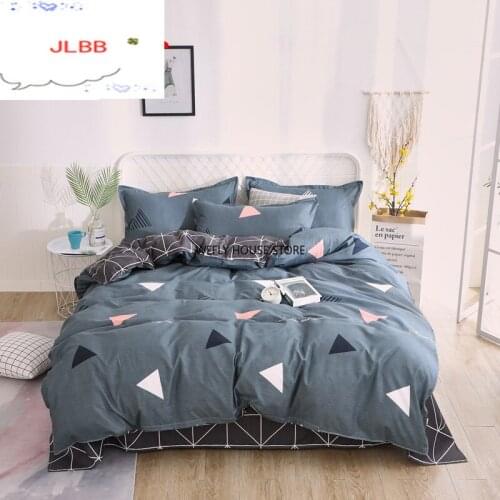 Nordic Printed 3/4pcs Bedding Set 220x240 King Size Euro Duvet Cover Sets With Pillowcase Double Queen Bed Sheet Quilt Covers