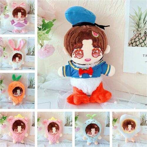 Cartoon star doll Q version of human doll 15cm CAI Xukun doll cotton doll plush toy doll