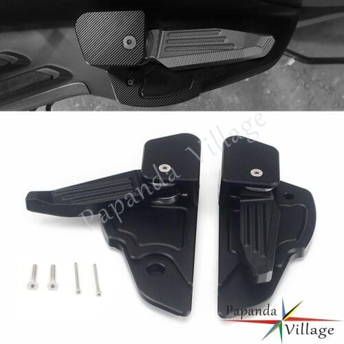 Left Right Foldable Footrests Rear Passenger Foot Pedal Footboard Floorboard Extension For Vespa Prima 125 150 SPRINT Primavera