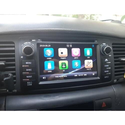 Best 2 Din Car DVD Player For Toyota Corolla E120 BYD F3 2000 2005 2006 GPS Radio Multimedia Head Unit Stereo Navigation Audio