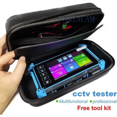 Worldwide shipping Fast delivery CCTV tester monitor for 8MP AHD TVI CVI Ip camera poe DC12V HDMI VGA input