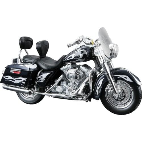 Maisto 1:18 2002 FLHRSEI CVO Custom Motorcycle Bike Diecast Model Black New in Box