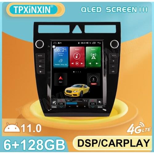 Android 11 6G+128GB Tesla Style for Audi A6 1997 - 2004 GPS Car Navigation Multimedia Stereo Video Player Radio Carplay 2 DIN
