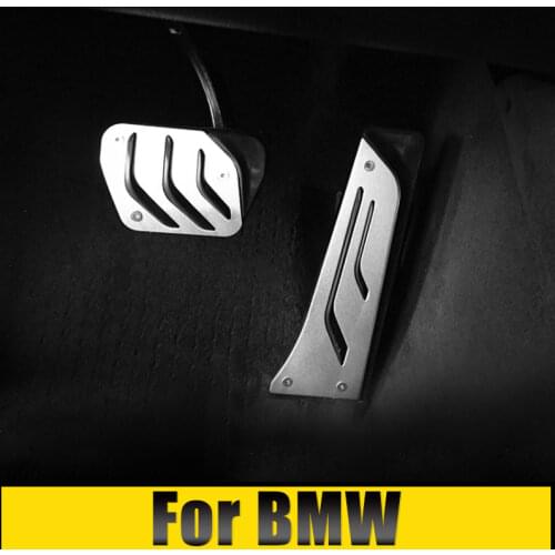 Car Accelerator Brake Pedal Footrest Pedals Cover For BMW New 1 2 3 4 5 6 7 series GT X3 X4 X5 X6 Z4 F10 F15 F30 F31 F34