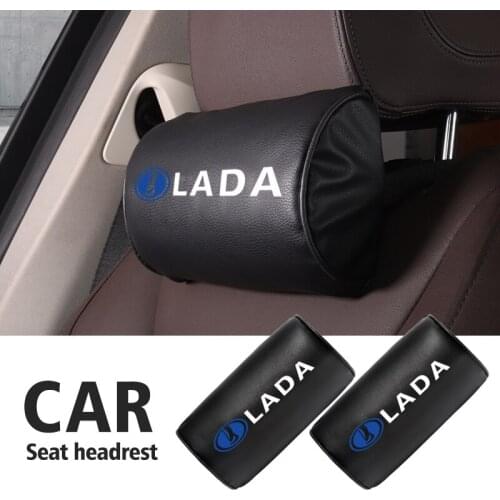 2PCS Car Seat Sleep Head Cushion Cervical Vertebra Protector Pillow For Lada Vesta Niva Samara Kalina Largus Priora Xray Granta