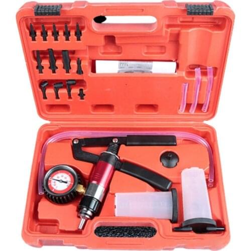 Hand Held DIY Brake Fluid Bleeder Tools Vacuum Pistol Pump Tester Kit Body Pressure Vacuum Fluid Reservoir Oil Tester